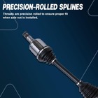2 3l Front Cv Axle For 2006-2009 Ford Fusion Mercury Milan 2003-2008