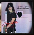 Joan Jett Framed Cherry Wood Reproduction Signature Lp Record Display 
