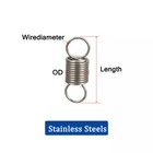 Expansion Spring 1 2 Mm Wire Dia Tension Extension Expanding Extending Springs