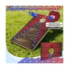 Electronic Cornhole Board Set 4x2ft 3x2ft 2x1ft  Automatic Scoring Corn Hole    