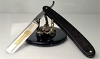 Handmade Solingen Straight Razor Ebony Wood  giesen   Forsthoff    shave Ready 