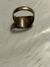  monogram Cross     justinian Ii   ancient Byzantine Silver Roman Ring  6 65g Rare  