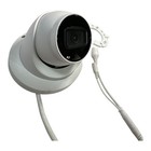 Security Surveillance Dome Camera With Mounting Bracket White Cctv System
