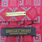 Red And Gray Silk Geometric Tie