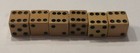 Three Pair Butterscotch Bakelite 1 2    Vintage Dice  tested 