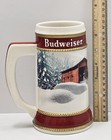 2019 Budweiser Winter Passage 40th Anniversary Stein Holiday Mug With Box   Coa