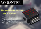 Dc 24v To 12v 10a Step Down Converter  120w 10a Power Buck Voltage Regulator Red