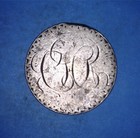 Engraved 1875 Usa Dime Love Token With Lightly Engraged Reverse -  57138066     