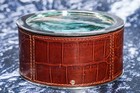 Luxurious Ralph Lauren Home Gaspard Croc Style Leather Cased Desk Magnify Glass