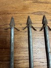 Vintage Large Metal 4-tine Prong Fishing Spear Cabin Decor Forged Steel