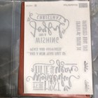 Stampin Up Wonderful Year  Stamp Set Christmas Greetings