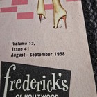 Vtg Fredericks Of Hollywood Lingerie Fashion Catalog Aug Sept 1958
