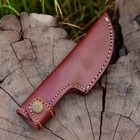 Custom 4   fixed Blade Leather Knife Sheath  knife Holster  Vertical Knife Sheath