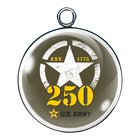 250 Years Of Freedom     Military   Patriotic Charms For The Brave