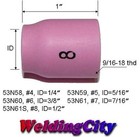 Weldingcity   10-pk Ceramic Gas Lens Cup 53n61s  8 1 2  Tig Welding Torch 9 20 Us