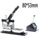 80 53mm Fridge Magnet Making Machine Kit With Paper Cutter   100 Sets Material