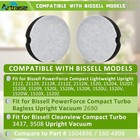 6 Pack Vacuum Filter For Bissell Powerforce Compact Lightweight Upright 1520