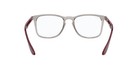 Ray-ban Rx7074 Polished Transparent Clear Grey Square Eyeglasses Frames 52-18