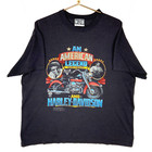 Vintage Elvis Presley Harley Davidson T-shirt Large An American Legend 1980s