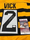 Michael Vick Pittsburgh Steelers Signed Custom Stitched Jersey Jsa Witness Coa