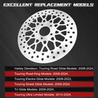 11 8 Harley Front Brake Rotor Mesh Set W  Bolts For Touring Bagger Models Us