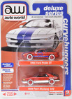 Auto World 1995 Ford Probe Gt   1984 Ford Mustang Svo Ultra Red Chase 1 64