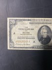 1929  20 Federal Reserve Bank Note Boston Frbn A District 