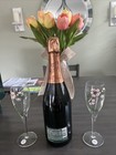 Perrier Jouet Verre Belle Epoque Hand Painted Animone Grand Champagne 6pc Set