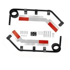Angled Bar Type Mud Flap Hangers For Semi Truck Mud Angled Kit With 3 Coils