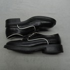 Kenneth Cole Mens 8 Dress Shoes Black Leather Oxfords Lace Up Italy Vtg Eu41