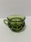 Indiana Glass Kings Crown Thumbprint Emerald Tea Cup