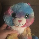 Spark Create Imagine Rainbow Plush Kitty Cat Kitten 10 5   please Read  New