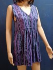 Vintage Dress Guatemalan 70s Mayan Aztec Young Women Cotton Mini Size S Vtg Rare