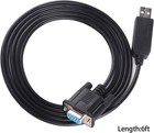 Usb To Rs-232 Db9 Female 9 Pin Null Modem Rollover Serial Adapter Cable For Wind