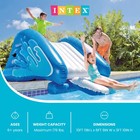 Intex Kool Splash Inflatable Swimming Pool Water Slide Accessory  open Box 