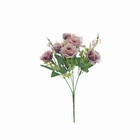 Dusty Rose 4 Bushes 12  Silk Roses Artificial Flowers Bouquets Party Home