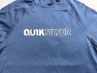 Quiksilver Adult Performance Navy Surf Beach Rashguard Sz Xxl Free Shipping
