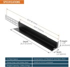 1u Universal Rack Mount Rails 4-post Server Rack Shelf Rail With 20 9 -32  Adjus