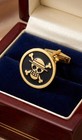 One Piece  Pirate Flag Cufflinks  Straw Hat Crew Flag Cufflinks  925 Silver