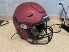 Riddell Speedflex Football Helmet Matte Red W  Facemask Insite Black Out Large