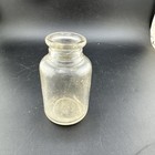 Vintage Clear Glass Bottle     