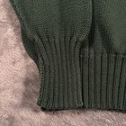 Polo Ralph Lauren Sweater Mens Large Green Cotton Pony Logo Tight Knit Winter