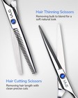 Ulg Hair Cutting Scissors Thinning Shears Kit Professional Hairdressing Textu   