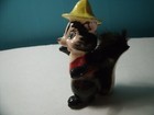 Vintage Anthropomorphic Skunk With Red Shirt And Yellow Hat