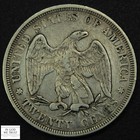 1876 Silver Twenty Cent Piece 20c