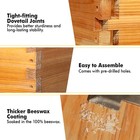 8 Frame Langstroth Bee Hive Coated With Beeswax Includes Beehive Frames