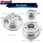 Alum For Big Block Chevy V-belt Pulley Kit Long Water Pump  396-427-454  Bbc Lwp