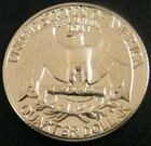 1964 Washington 90  Silver Quarter Proof From Us Mint Proof Set