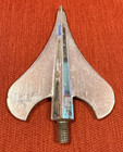 Vintage Wwii U s  Army Chrome Guidon Staff Spear Point Flag Pole Topper Usa