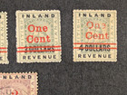 British Guiana 1889-1890 Scott   112-115  129  148-151 Inland Revenue Mh Ships 